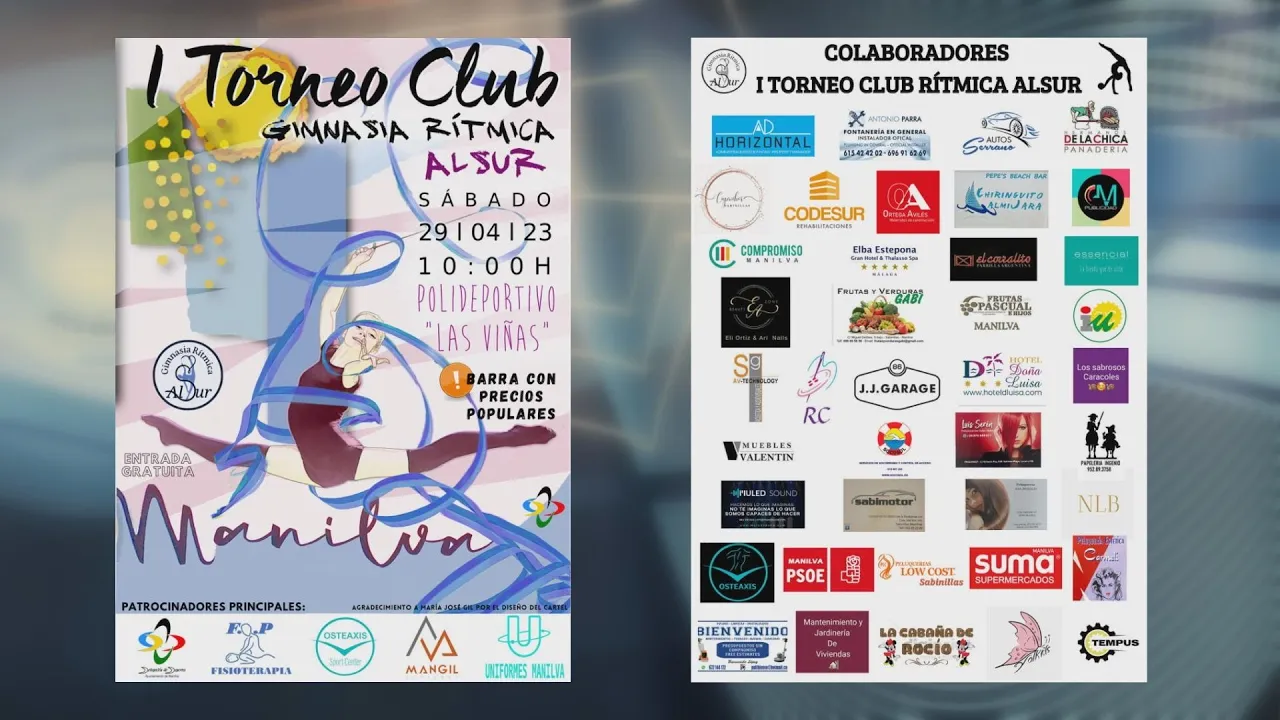 Este sábado se celebra el I Torneo Club Gimnasia Rítmica AlSur