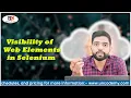 Visibility of Web Elements in Selenium Software Testing Training in Noida Uncodemy