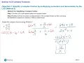 Simplifying Complex Fractions Method 2