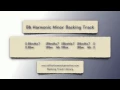 Bb Harmonic Minor Backing Track