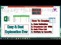 How to Create Drop down List With Auto Price List Excel 2020 Data Validation Excel covid 19