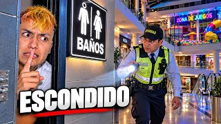 Me Escondí De Los Vigilantes En Un CENTRO COMERCIAL  (Toda La Noche)