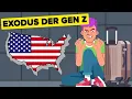 Lagu Warum immer mehr Gen Z aus den USA abhauen (63% wollen weg!)