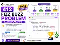 LeetCode 412 - Fizz Buzz Easy C Solution