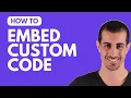 How to Embed Custom Code in Hostinger Website Builder