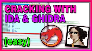 EASY Cracking and Reverse Engineering Using IDA and Ghidra Reverse Engineering Tutorial
