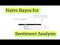 Naive Bayes for Sentiment Analysis