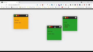 React js Sticky note App Poga Code