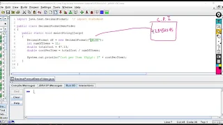 The DecimalFormat Class in Java