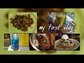 Download Lagu First daily vlog - morning to night routine, ರಂಗೋಲಿ, ಬೆಳಗಿನ ತಿಂಡಿ, grocery, gobi Manchurian, salad.