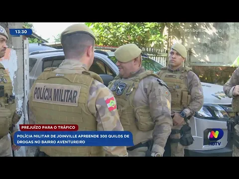 Operação policial em Joinville: Aventureiro é palco de grande apreensão de drogas