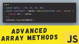 JavaScript Advanced Arrays Methods Understanding and Using Map Filter ForEach and Reduce