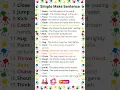 Download Lagu Make Sentences for Kids | Simple Verbs for Kids | Action Verbs for Kids |  Make Sentence | Verb