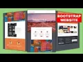 Responsive Bootstrap Website Start To Finish with Bootstrap 4 HTML5 CSS3 jQuery