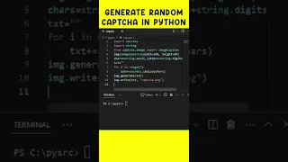 Generate Random Captcha in Python