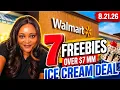 7 FREEBIES at Walmart PLUS an AMAZING Ice Cream Deal over 7 MM