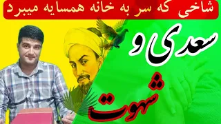 نظر و اشعار سعدی شیرازی در مورد شهوت انسان و نفس  سعدی شیرازی در مورد شهوت چی میگوید  دندنها
