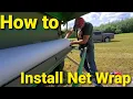 How To Install Net Wrap In A 568 John Deere Baler