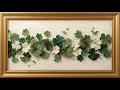 Shamrock Wall Art Luxury Green White Botanical TV Art St Patrick s Day Decor 2 Hour Loop