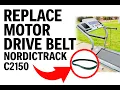 C2150 Treadmill - Replace Drive Belt Step By Step Guide
