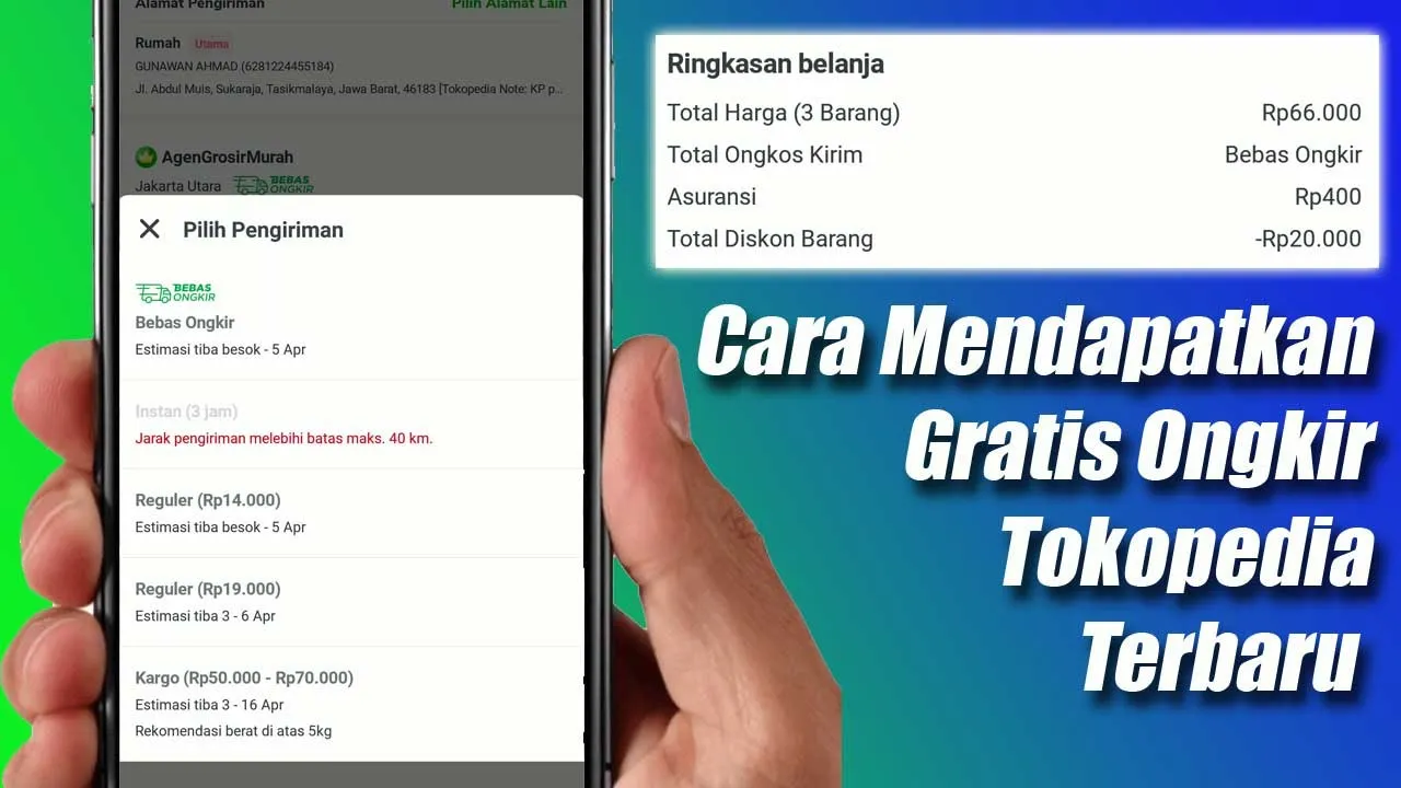 Cara Mendapatkan Gratis Ongkir Tokopedia Terbaru | Update Juni 2021