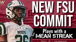 A NASTY EDGE | FSU Football's newest LB Commit Karon Maycock a physical FORCE | Warchant TV #FSU
