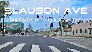 Slauson Ave Los Angeles Driving Tour