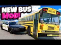 Download Lagu NEW School Bus Mod is Amazing for Police Chases in BeamNG Drive!