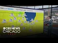 Storm chances mainly south of Chicago on Wednesday