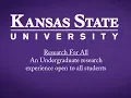 KSU s Research for All program