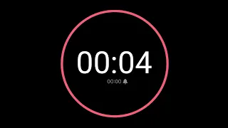 4 Second Countdown Timer iPhone Timer Style