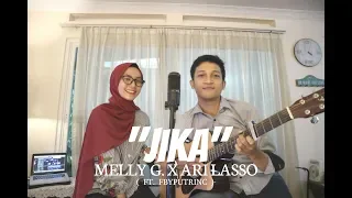 JIKA - MELLY GOESLAW FT.ARI LASSO ( ALDHI COVER FT. FEBY PUTRI ) | FULL VERSION