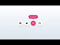Social Media Buttons with Tooltip on Hover Only HTML CSS Tutorial No JavaScript