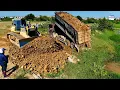 Download Lagu Initialize NEW Project OF Smart​ Skills Shantui Dozer Cutting Slope And LandWater Filling\u0026 Truck 25T