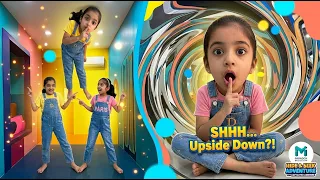 Ashu & KatyCutie Walked on the Ceiling! 🤯 Best Paradox Museum Stories for Kids is my title