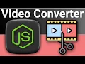 Build a Fluent-FFMPEG Converter in Node Express js Socket io With Progressbar in Browser