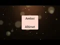 Download Lagu Altimet - Amboi (audio)