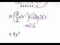 Dividing Monomials Quotient Rule - Integer Exponents