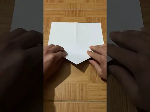 How to fold a beautiful two-winged paper airplane like in this viral video #shorts
