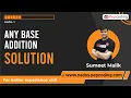 Any base Addition Solution
