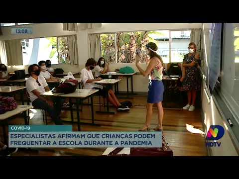 Especialistas afirmam que crianças podem frequentar a escola durante a pandemia
