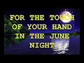 MOONLIGHT SERENADE  By Carly Simon (with Lyrics)