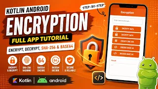ANDROID - ENCRYPTION AES SHA-256 BASE 64 TUTORIAL IN KOTLIN