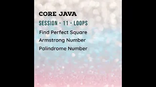Session - 11