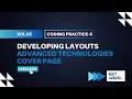 Coding Practice 5 - Advanced Technologies Cover Page Developing Layouts NxtWave