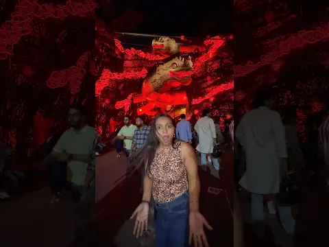 Kolkata Durga Puja Pandal hopping 2026😲 #Shorts #durgapuja #viral
