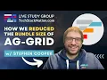 How We Made AG Grid Smaller Faster w Stephen Cooper