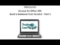 Access Build a Database Part 3
