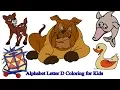Alphabet Letter D Coloring for Kids