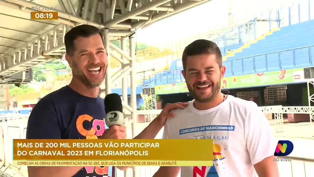 Conheça a estrutura montada no complexo da passarela do samba Nêgo Quirido, em Florianópolis